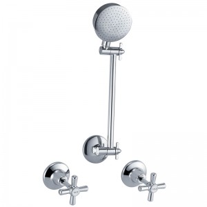 PENZ Range Full Turn Chrome Shower Tap Set